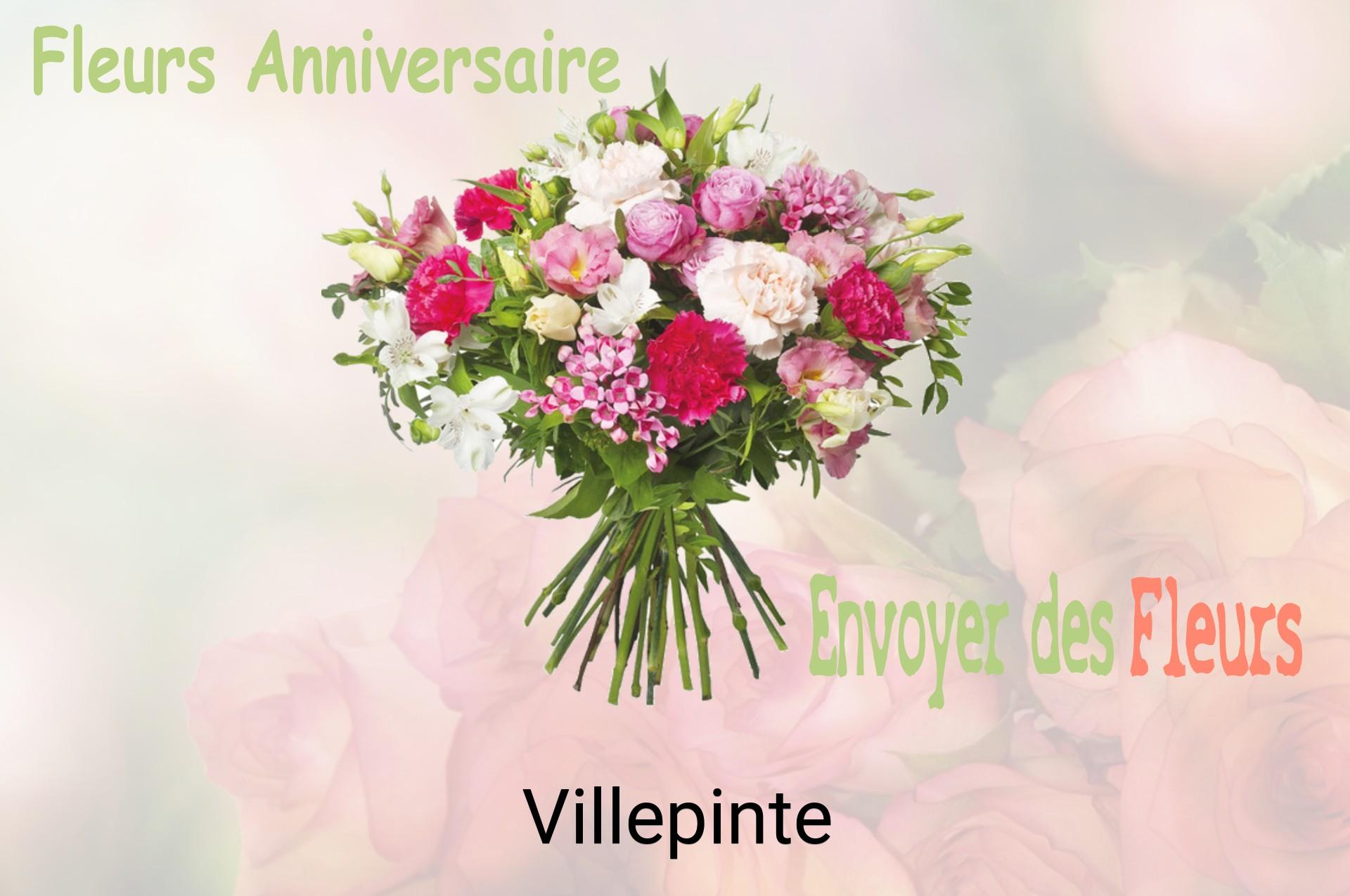 Bouquet de fleurs d’anniversaire livré à Villepinte